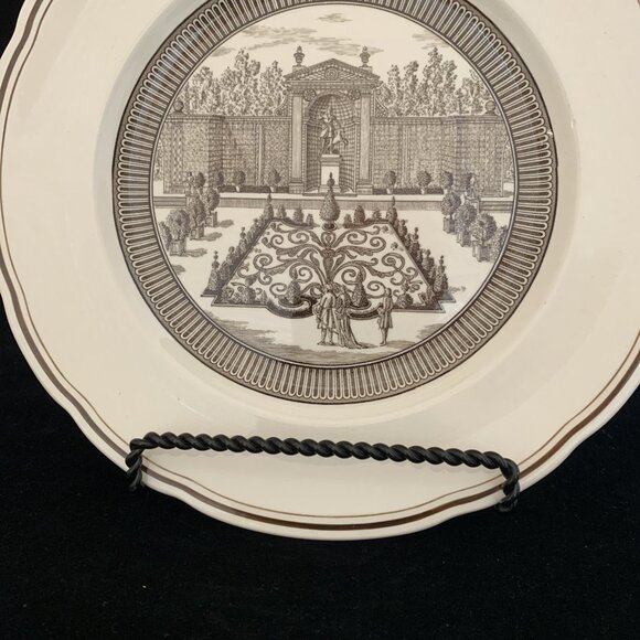 Wedgwood Collector Plate Garden Club of America Types of Gardens French 10.5" - Picture 4 of 7